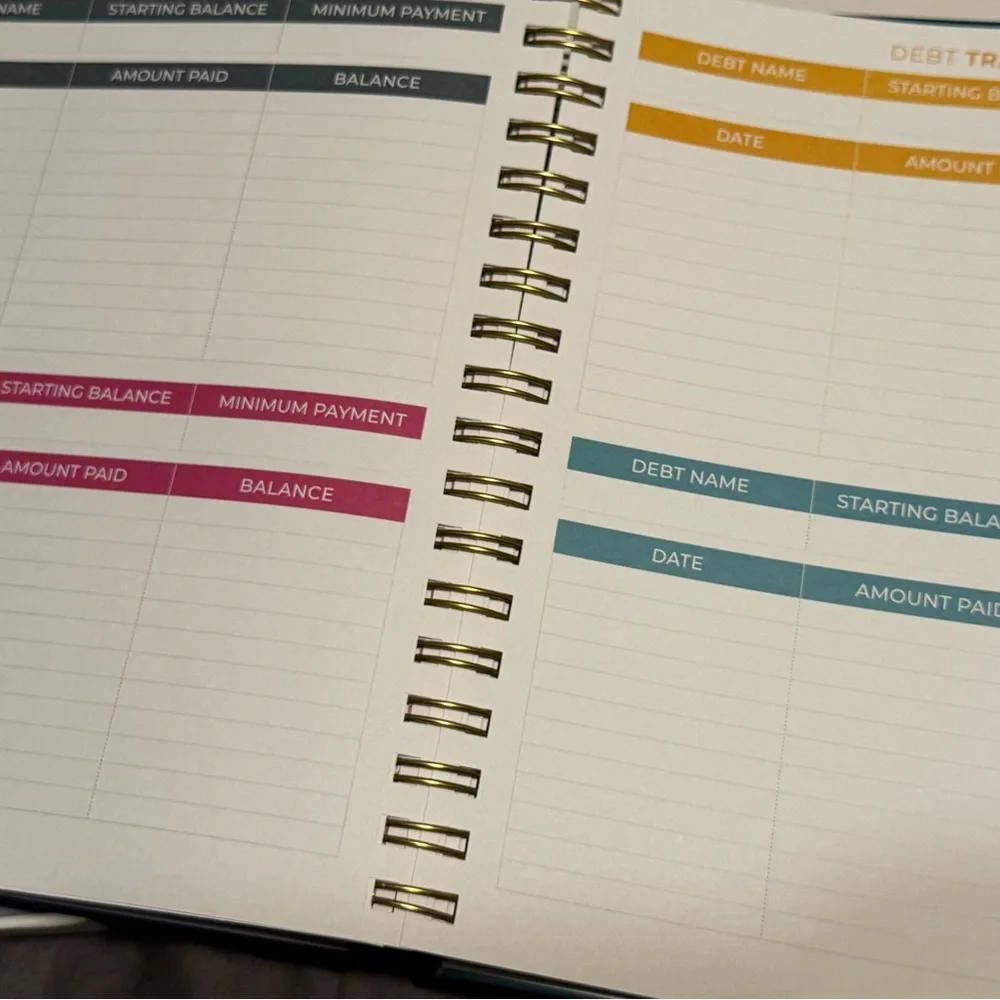 Clever Fox Budget Planner & Monthly Bill Organizer Expense Tracker Teal Green